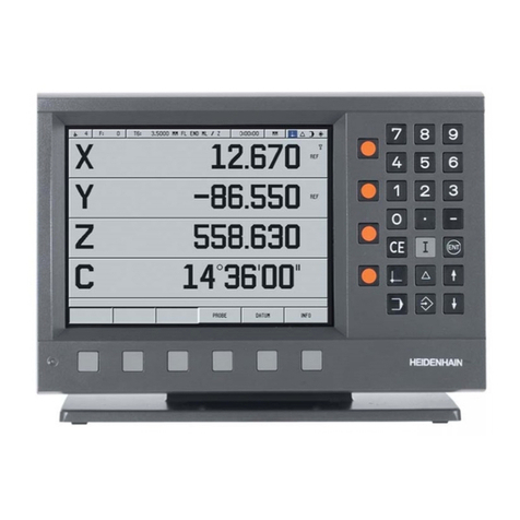 HEIDENHAIN POSITIP 880 User manual