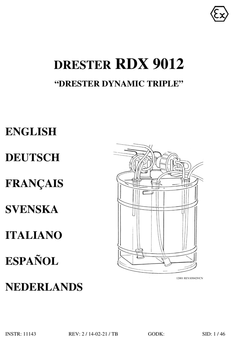 Drester RDX 9012 manual