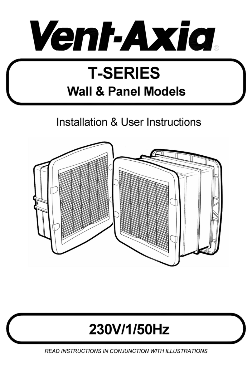 Vent-Axia T Series Installation & user's instructions