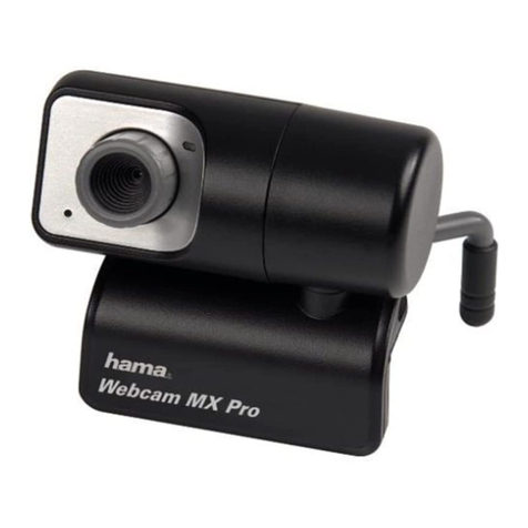 Hama USB 2.0 Webcam MX Pro User manual Hama USB 2.0 Webcam MX Pro User manual