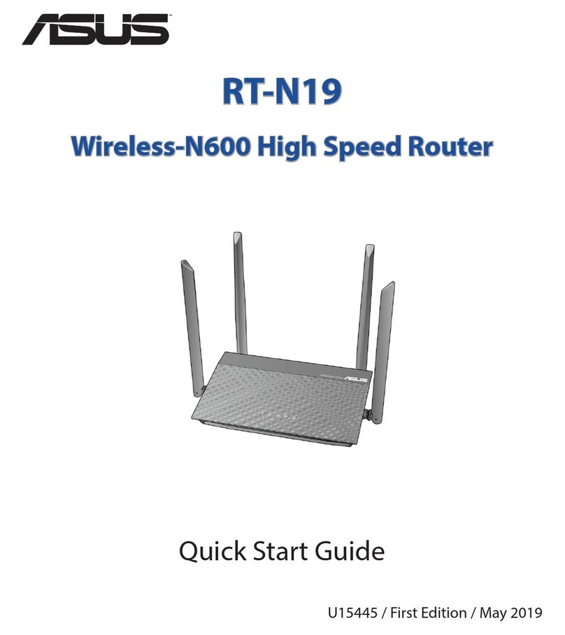 Asus RT-N19 User manual Asus RT-N19 User manual