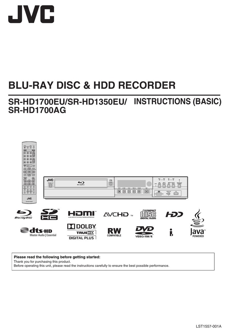 JVC SR-HD1700EU User manual
