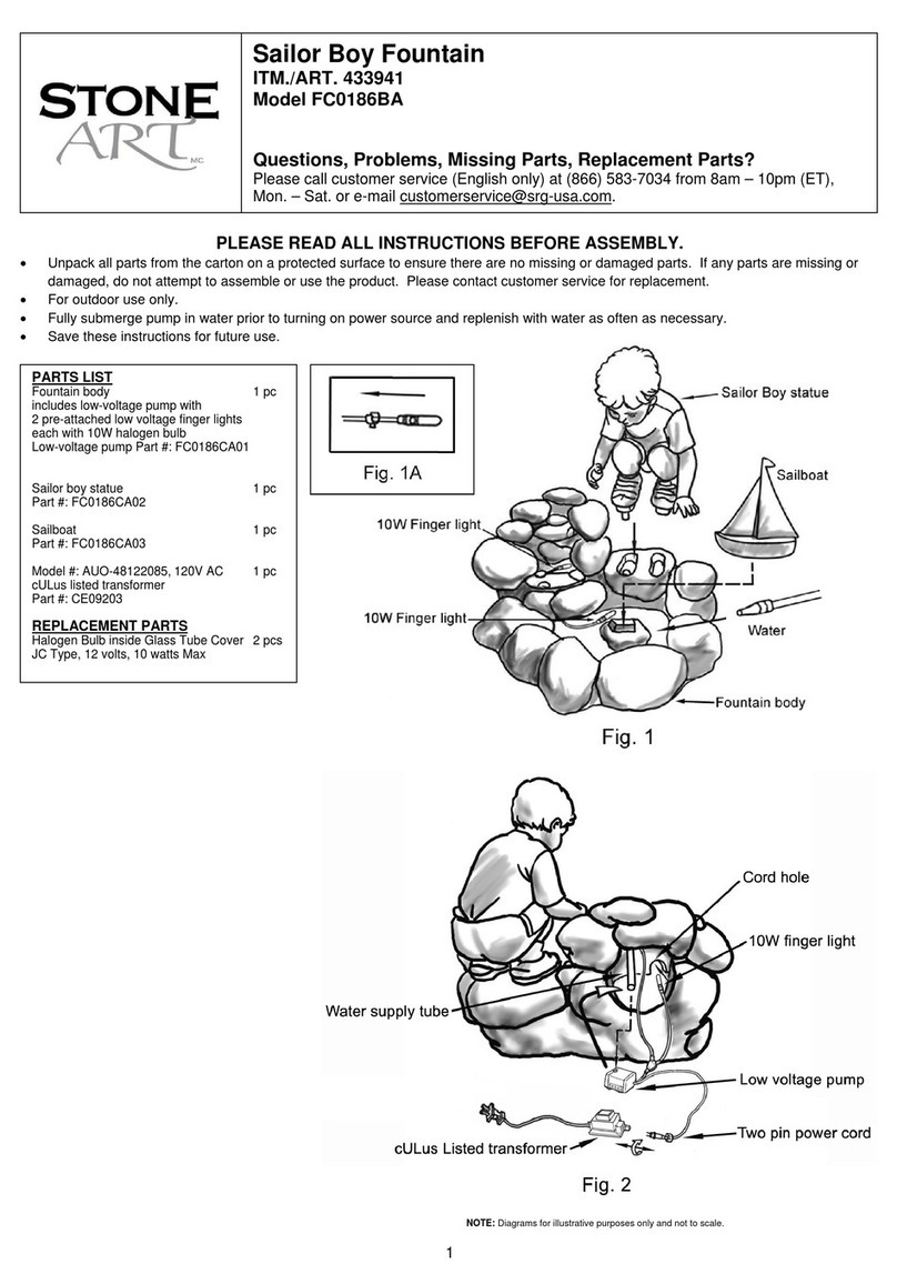Stone Art FC0186BA manual