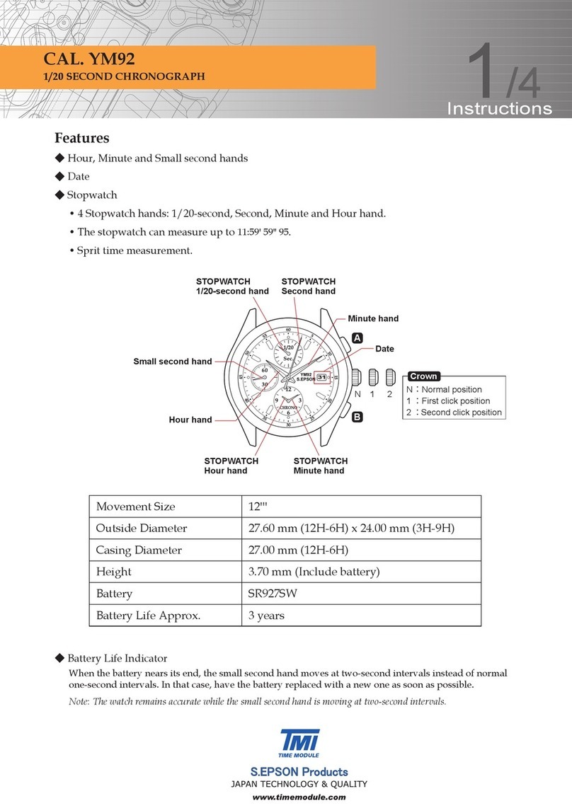 TMI Products CAL. YM92 instructions