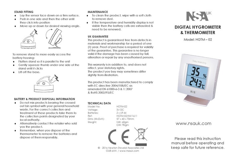 NSA HGTM-02 manual