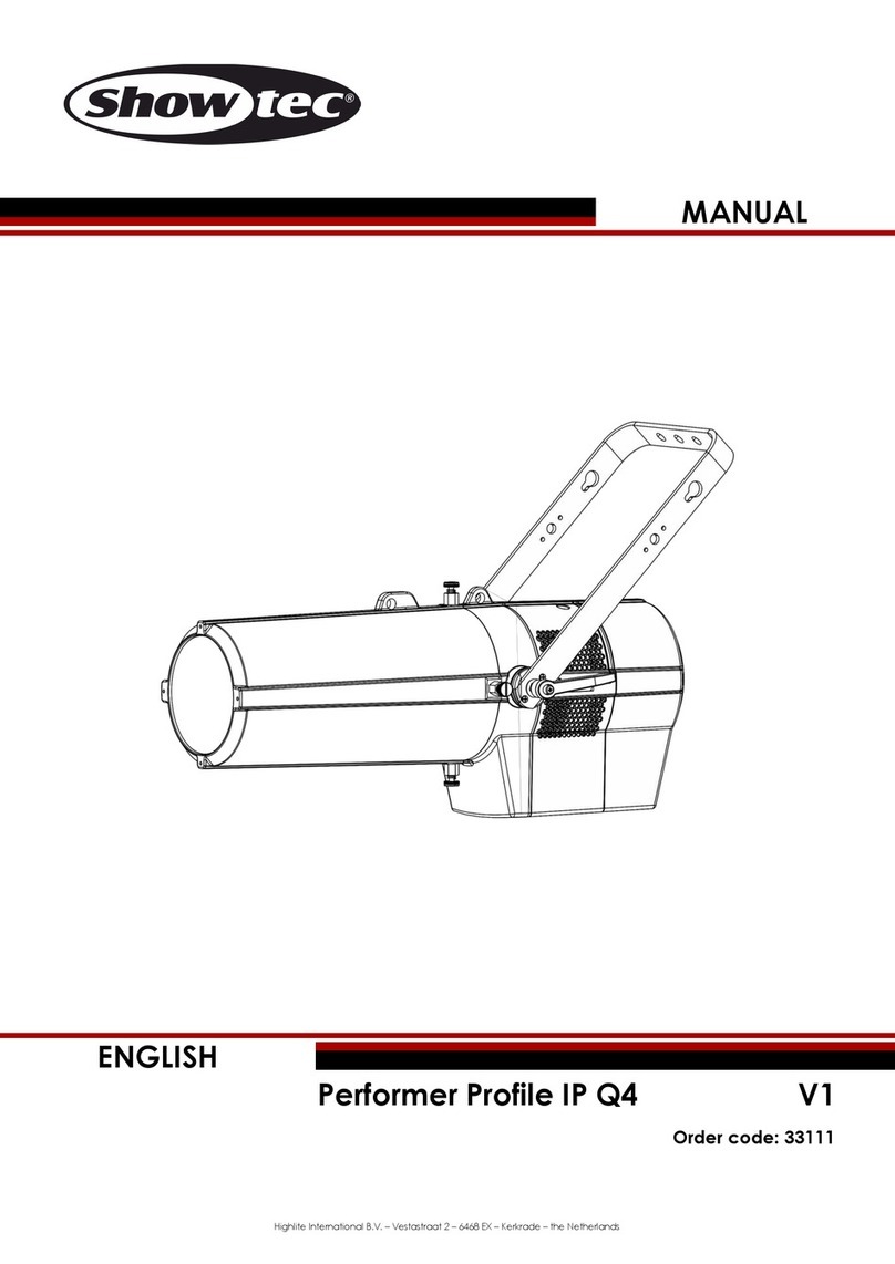 Show Tec Performer Profile IP Q4 User manual