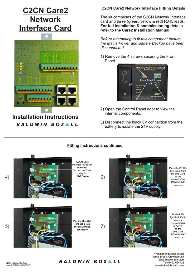 Baldwin Boxall C2CN Care2 User manual