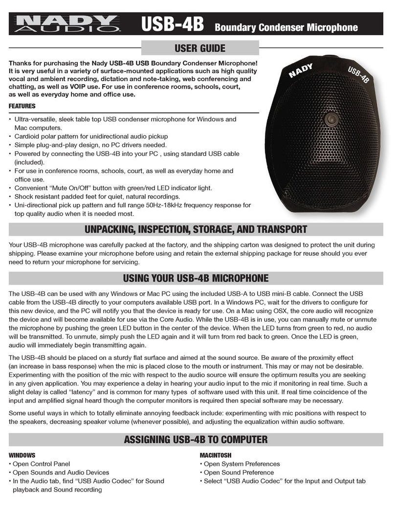 Nady Audio USB-4B user guide
