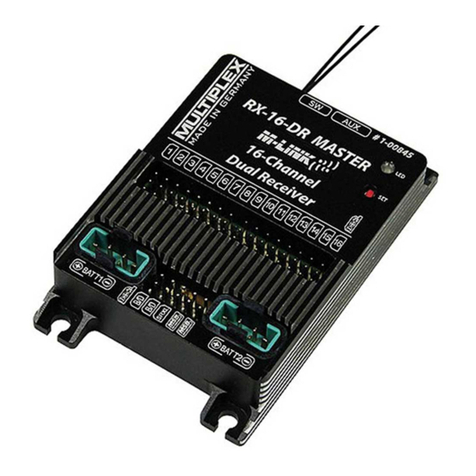 Multiplex M-LINK RX-16-DR MASTER User manual