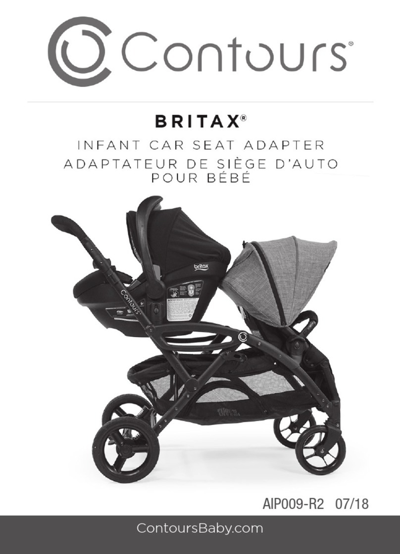 Contours Britax Car Seat Adapter instruction manual