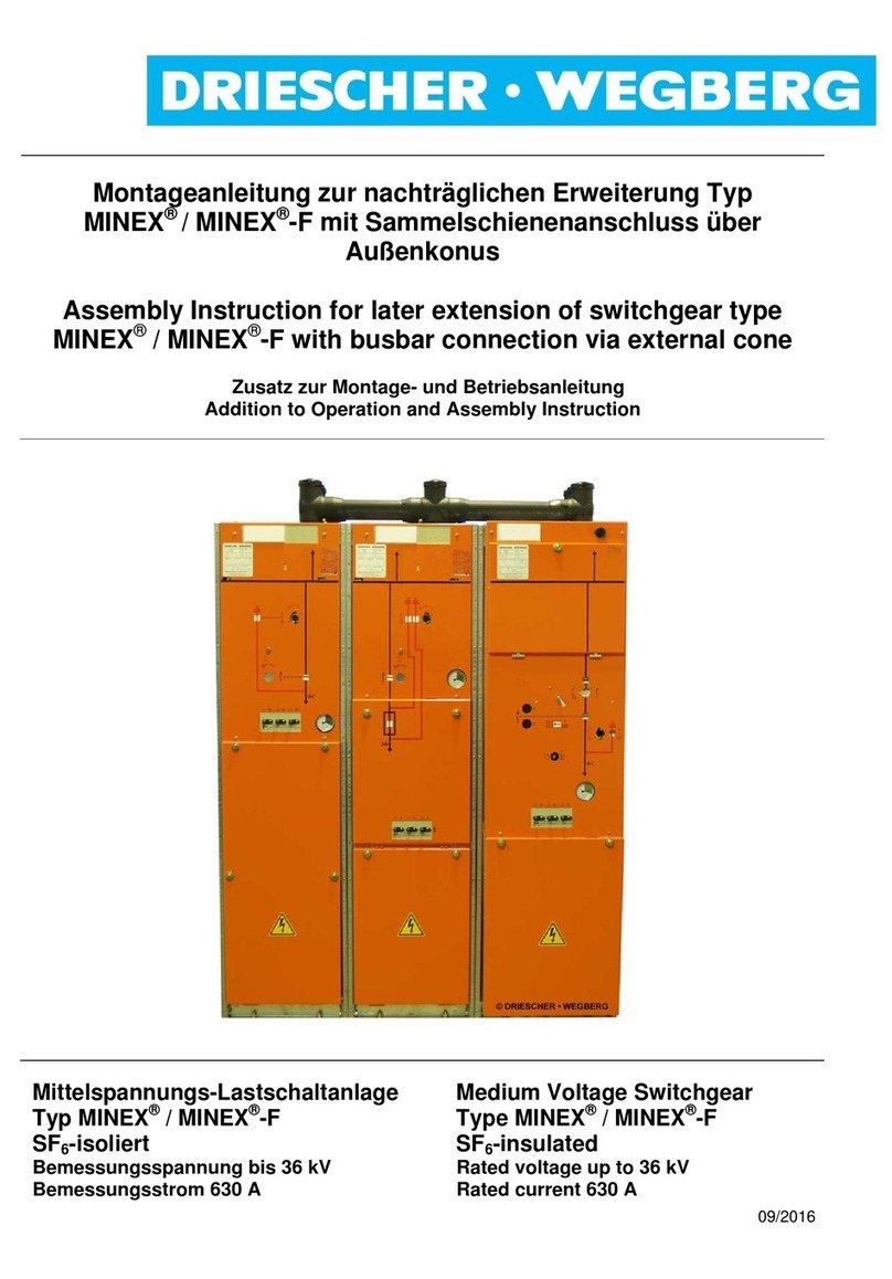 DRIESCHER-WEGBERG MINEX Assembly instruction