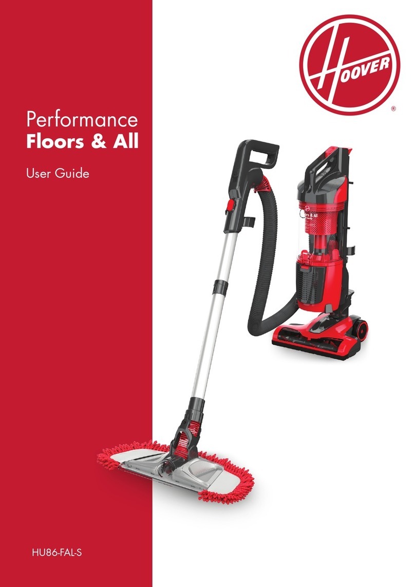 Hoover Performance Floors & All HU86-FAL-S User manual