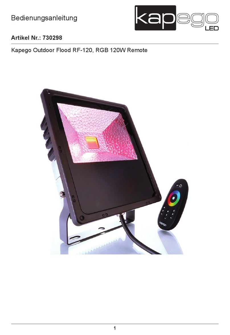 Kapego LED RF-120 manual