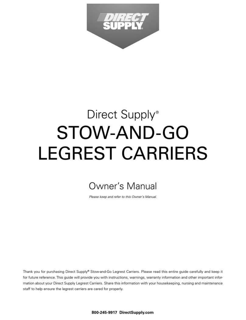Direct Supply STOW-AND-GO User manual