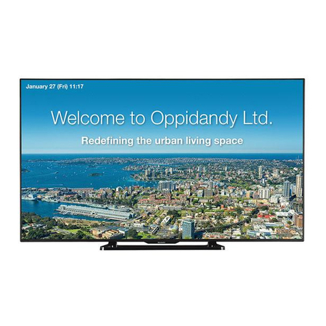 Sharp PN-Q601 User manual