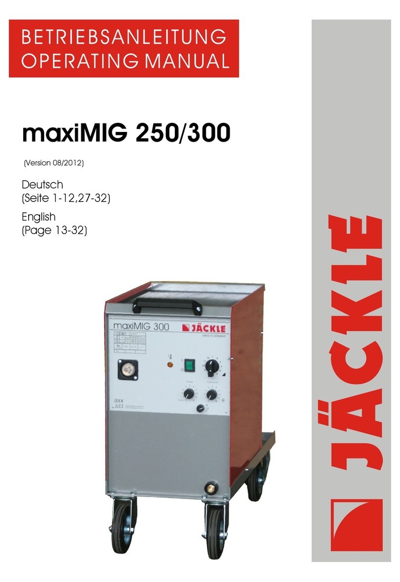 Jackle maxiMIG 250 User manual