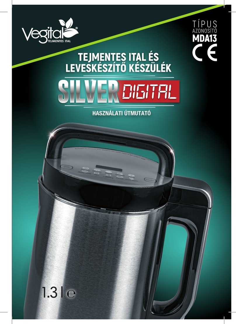 Vegital Silver Digital MDA13 user manual