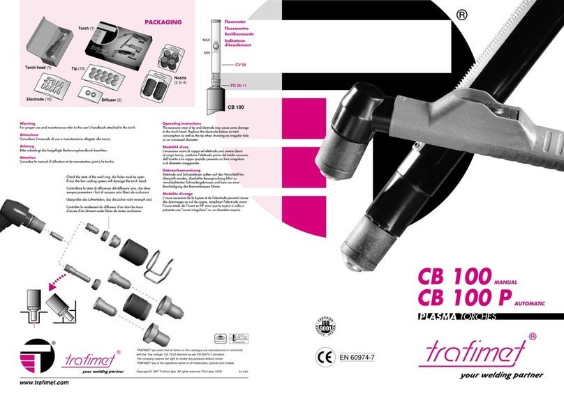 Trafimet CB 100 Automatic User manual