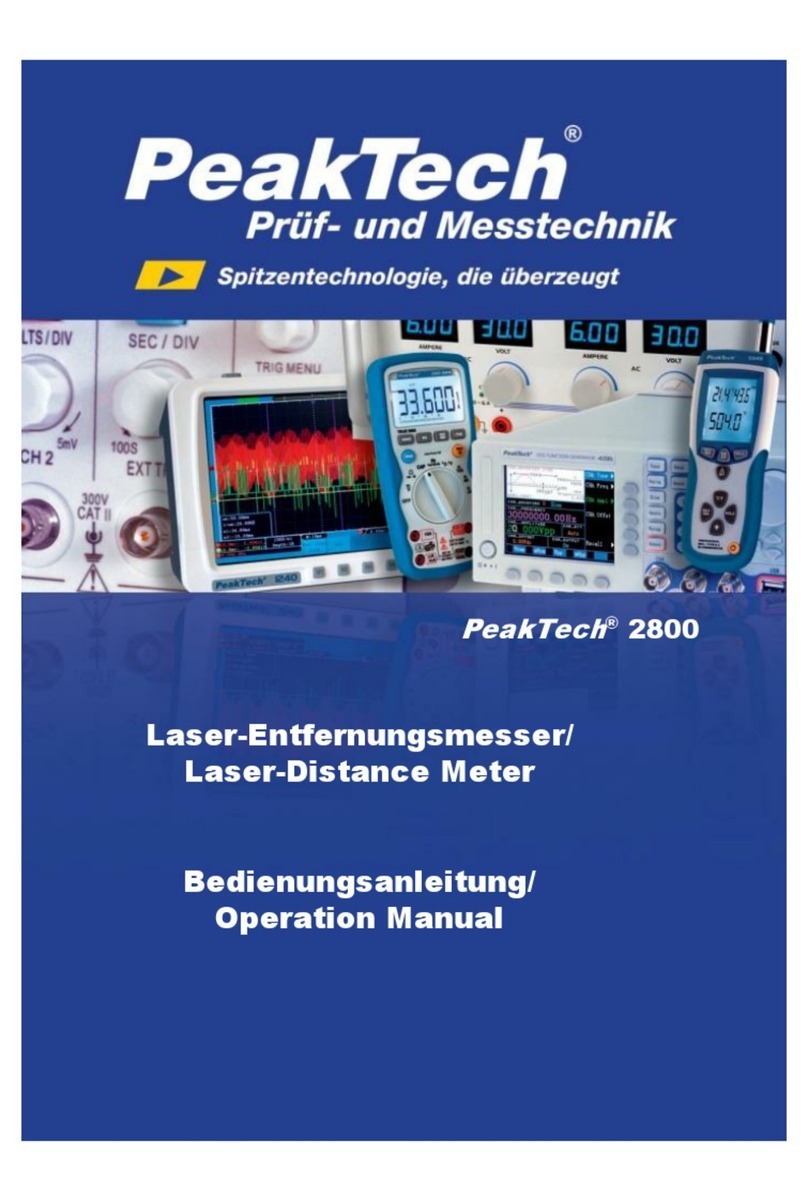 PeakTech 2800 Operation manual