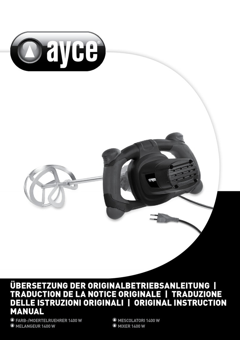 Ayce R6212B Original instruction manual