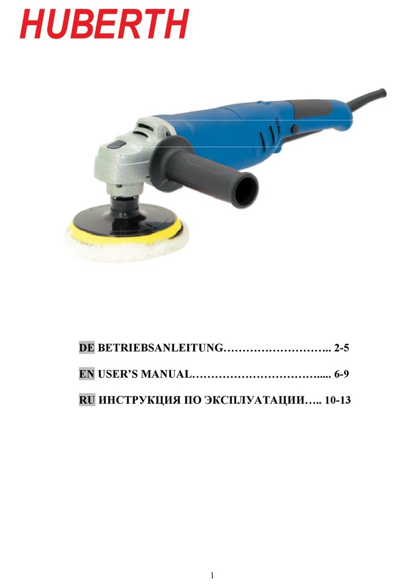 Huberth RP207183-R User manual