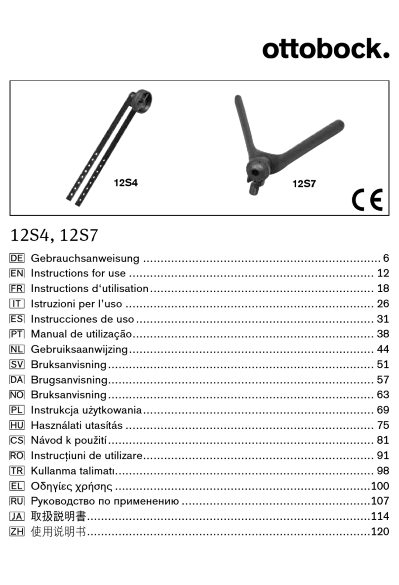 Otto Bock 12S4 Instructions for use Otto Bock 12S4 Instructions for use