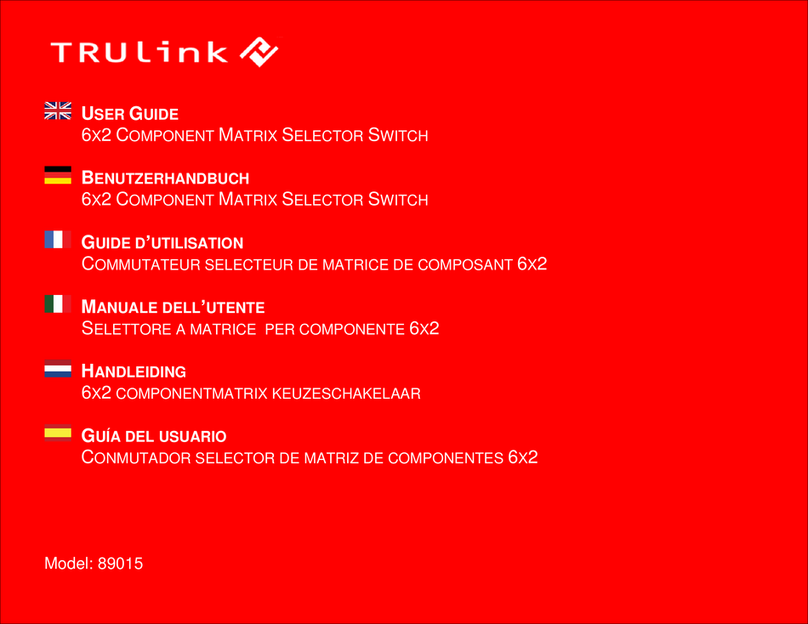 TRUlink 89015 User manual