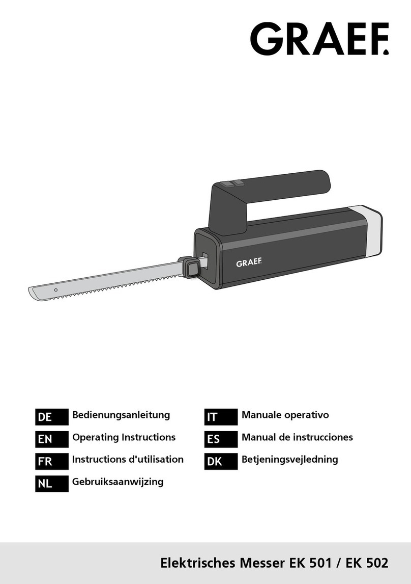 Graef EK 501 operating instructions
