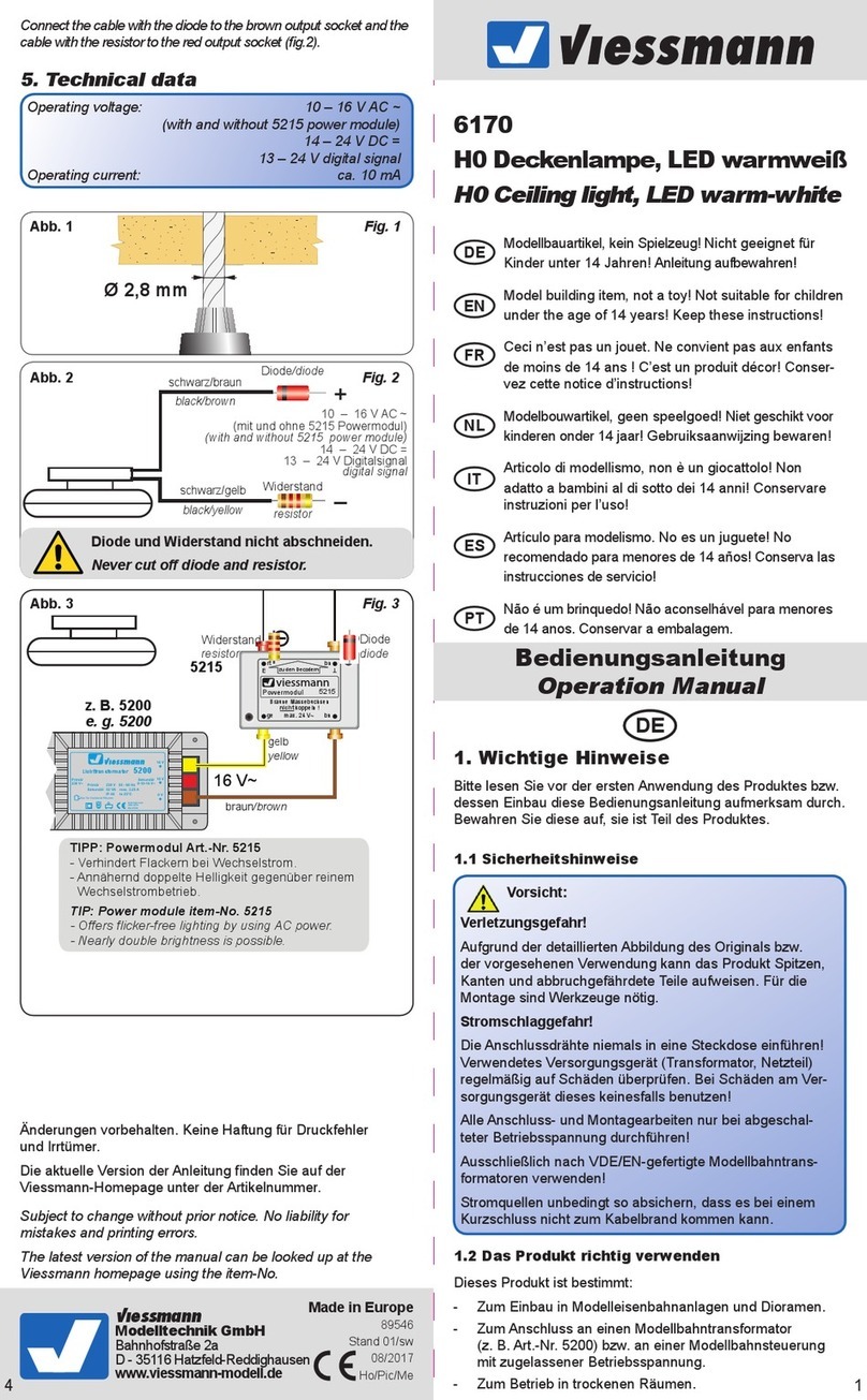 Viessmann 6170 Operation manual