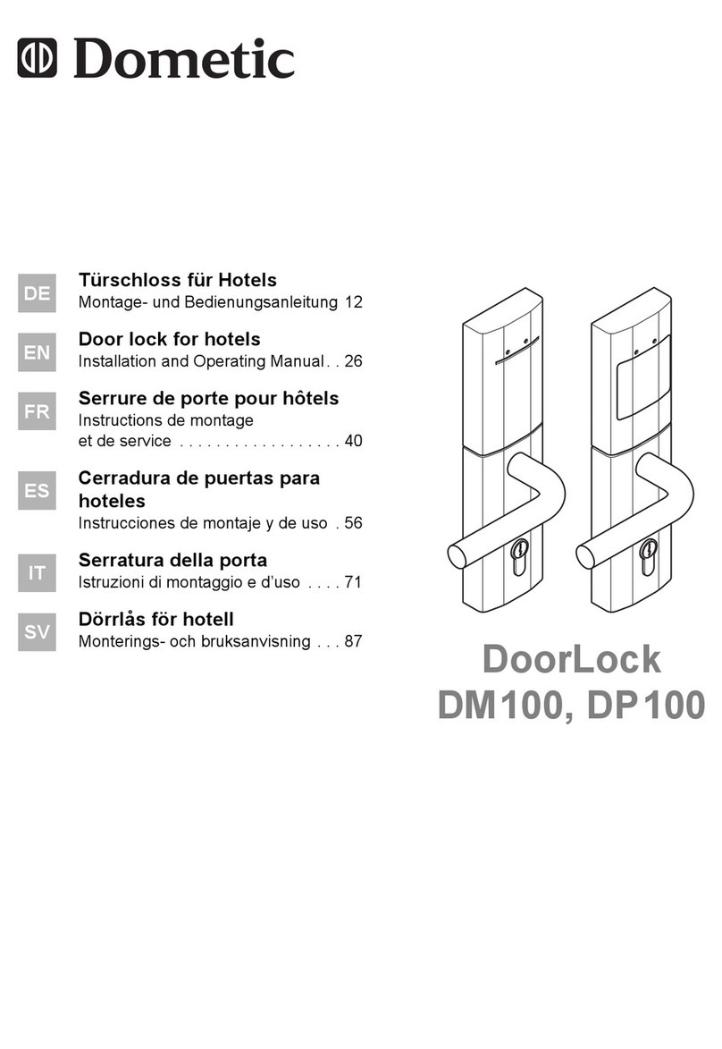 Dometic DoorLock DM100 User manual