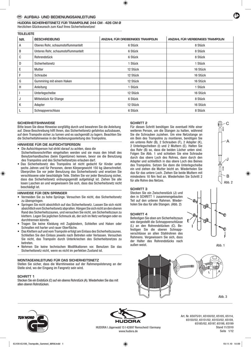 Hudora 65075/01 Mounting instructions