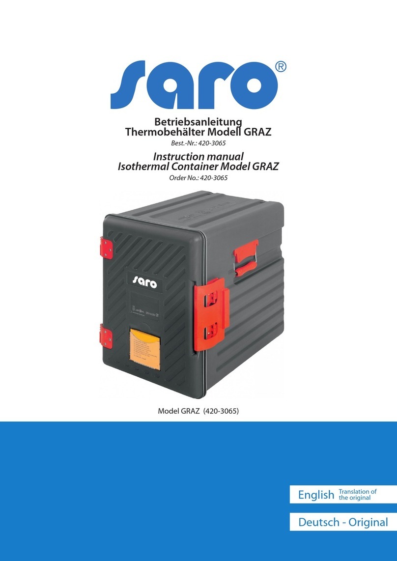 saro GRAZ instruction manual