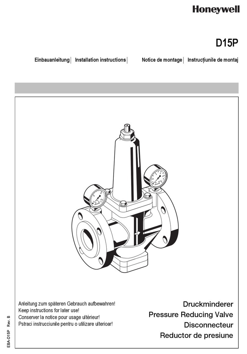 Honeywell D15P installation instructions