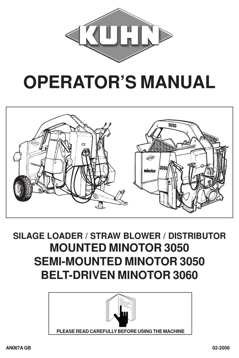 KUHN MOUNTED MINOTOR 3050 User manual KUHN MOUNTED MINOTOR 3050 User manual