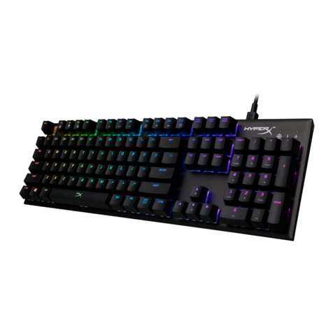 HyperX Alloy FPS RGB User manual HyperX Alloy FPS RGB User manual