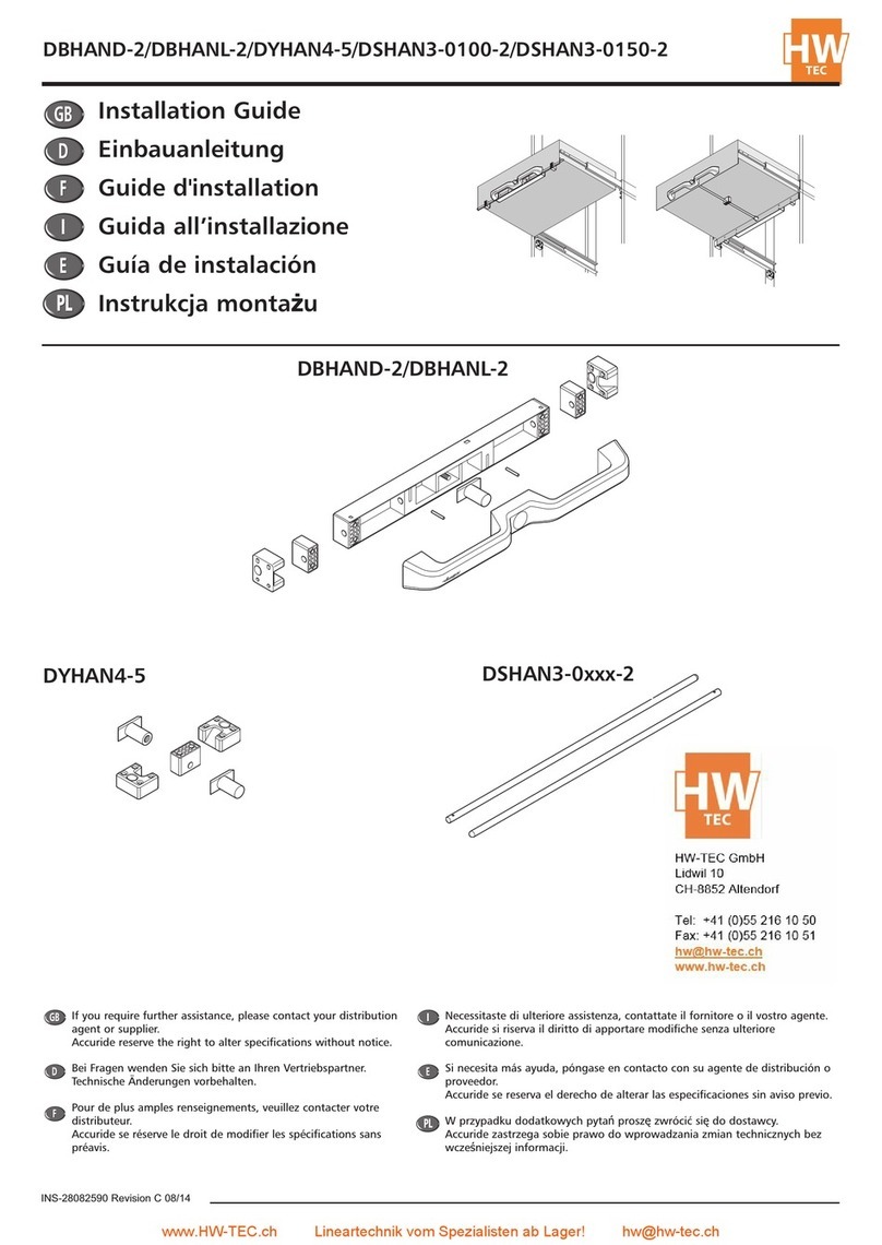 HW-TEC DSHAN3-0 Series installation guide
