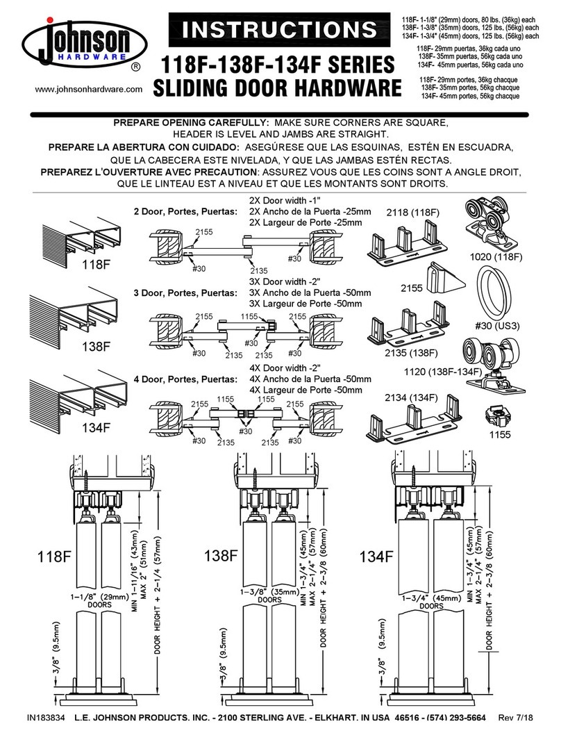 Johnson 118F Series User manual