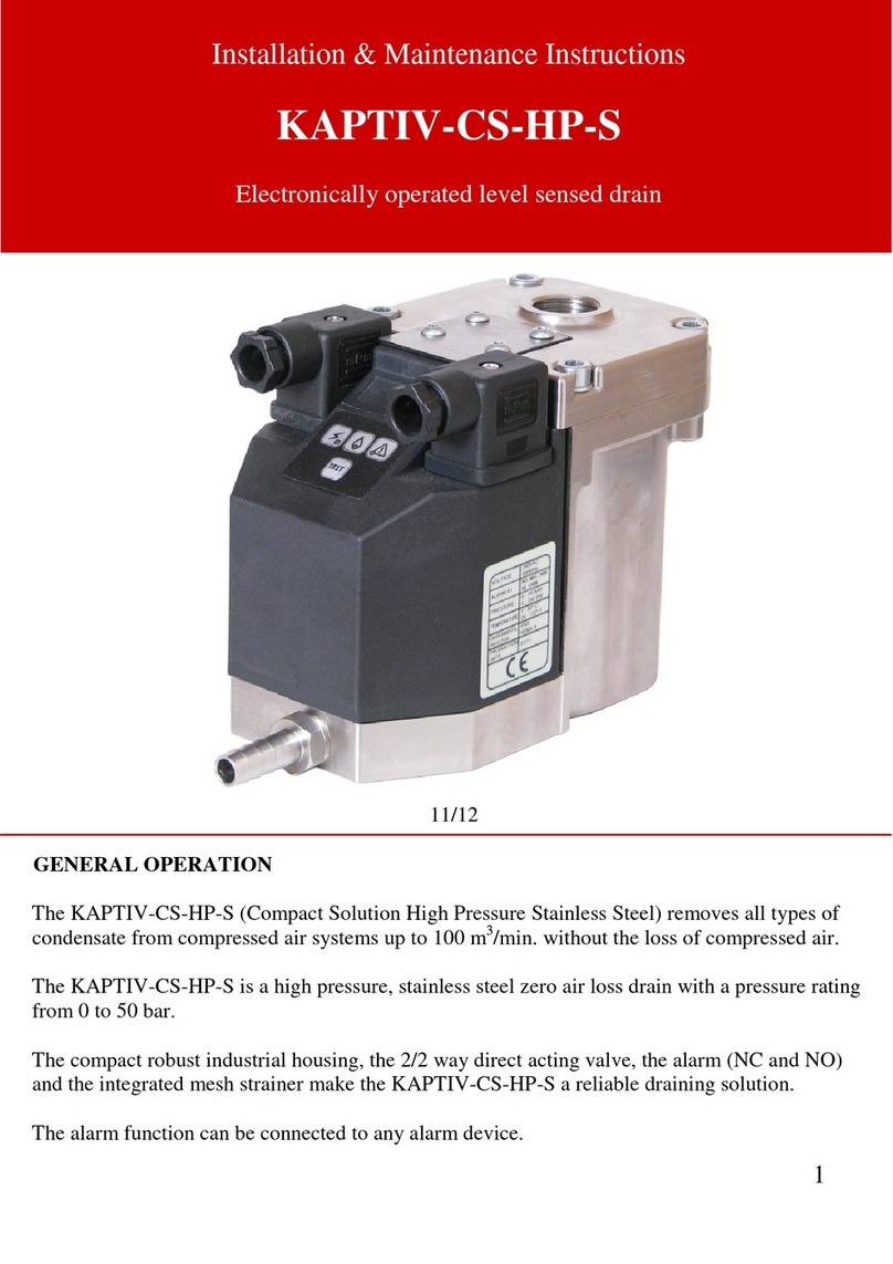 Jorc KAPTIV-CS-HP-S Installation & maintenance instructions