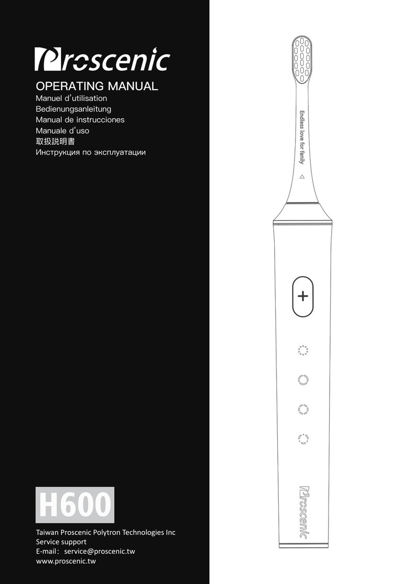 Proscenic H600 operating manual