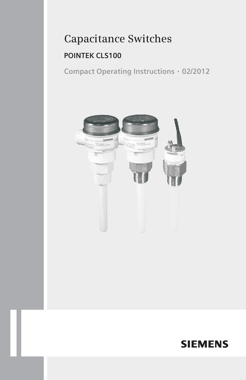 Siemens pointek CLS 100 Compact operating instructions
