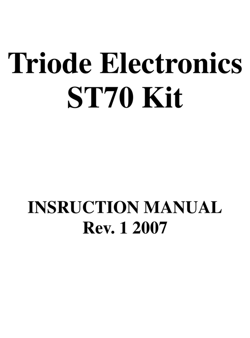 TRIODE Dynaco ST70 User manual
