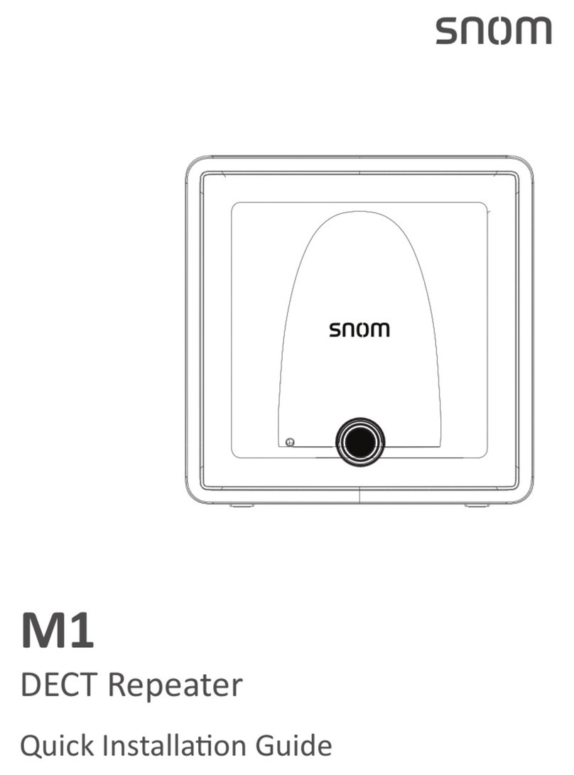 Snom M1 Quick installation guide