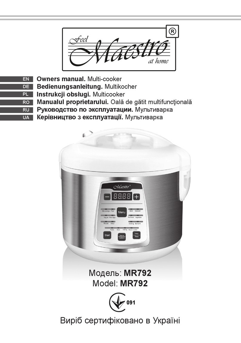 Maestro MR792 owner's manual