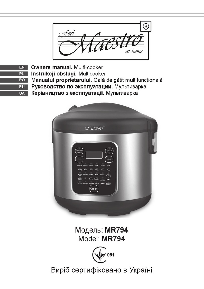 Maestro MR794 User manual Maestro MR794 User manual