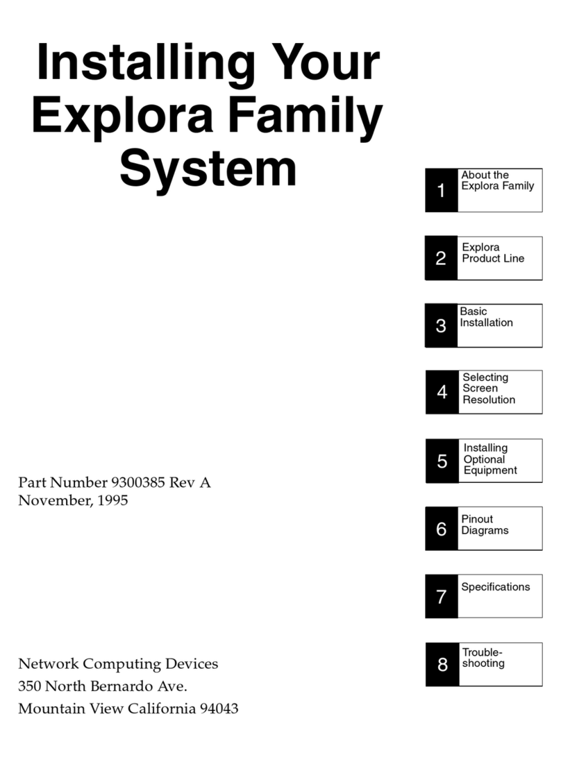 NCD Xplora Series User manual