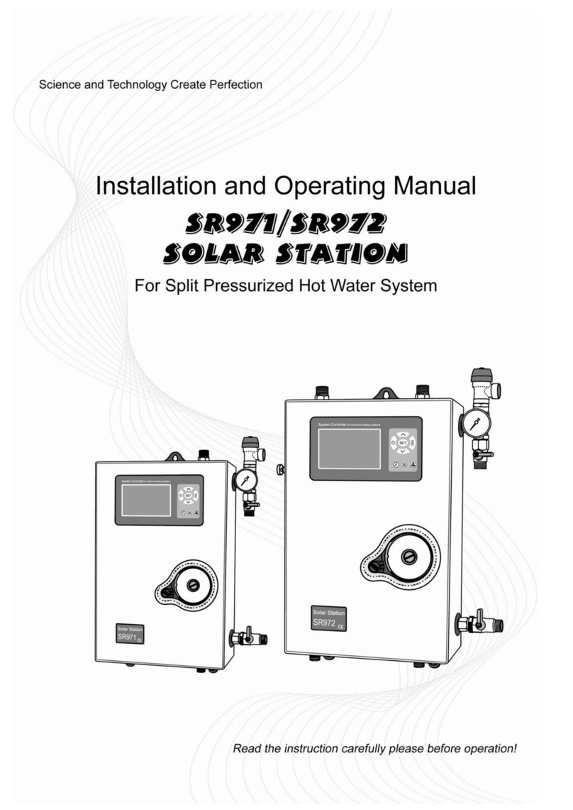 SolarShine SR981 Installation and operation manual