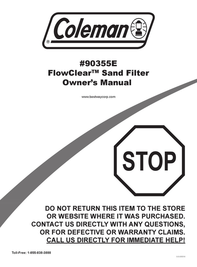 Coleman FlowClear 90355E owner's manual
