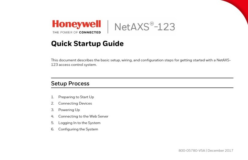 Honeywell NetAXS-123 Troubleshooting guide Honeywell NetAXS-123 Troubleshooting guide