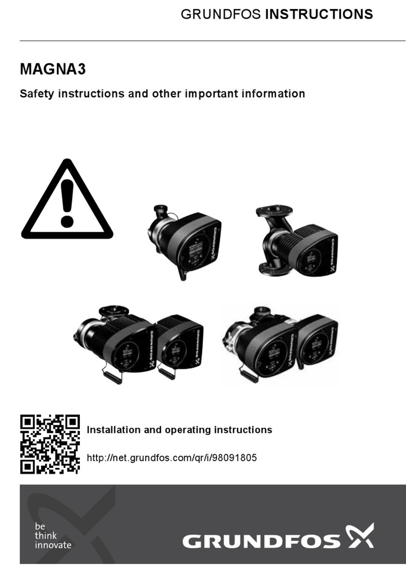 Grundfos MAGNA3 25-100 (N) User manual Grundfos MAGNA3 25-100 (N) User manual