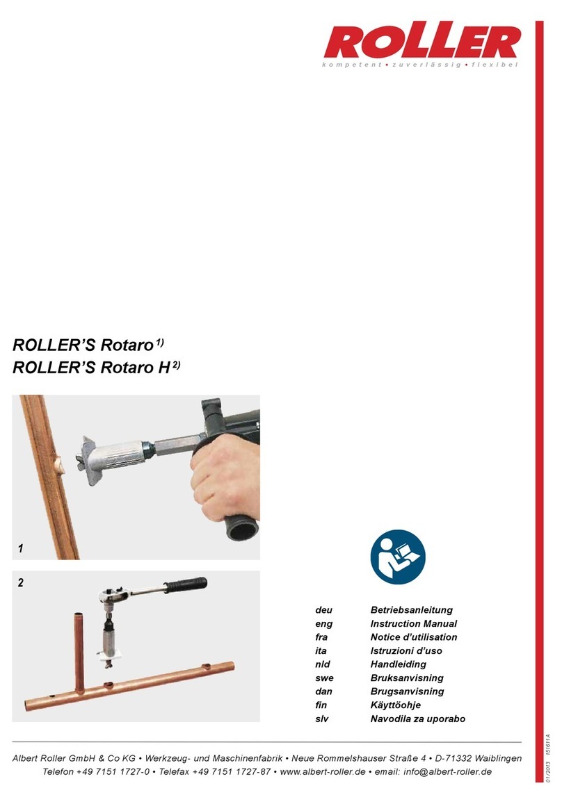 Albert Roller Rotaro instruction manual